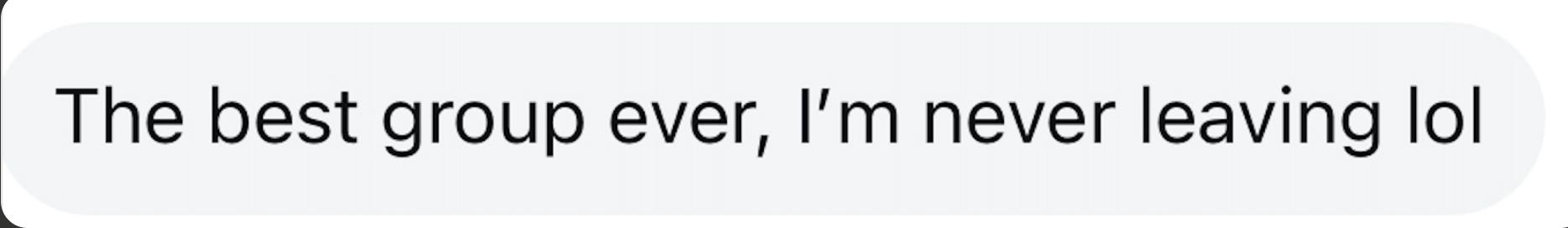 A message from a Gather member